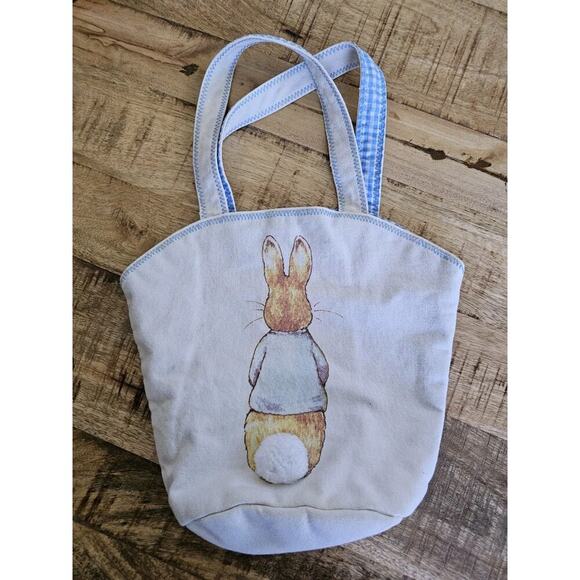 Quiltex Peter Rabbit Baby Hooded Jacket & Tote Sz 4T Beatrix Potter Vintage - Picture 8 of 11